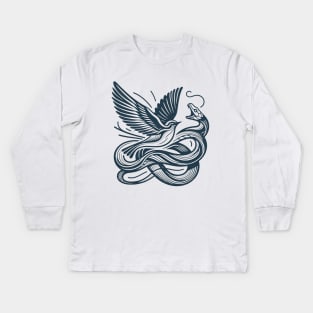 Ballad of Songbirds & Snakes Kids Long Sleeve T-Shirt